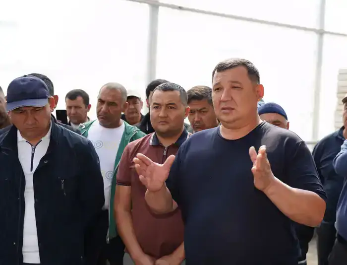 В ТУРКЕСТАНСКОЙ ОБЛАСТИ ВНЕДРЯЮТСЯ ЭКОЛОГИЧЕСКИ ЭФФЕКТИВНЫЕ СПОСОБЫ ОТОПЛЕНИЯ ТЕПЛИЦ (3)