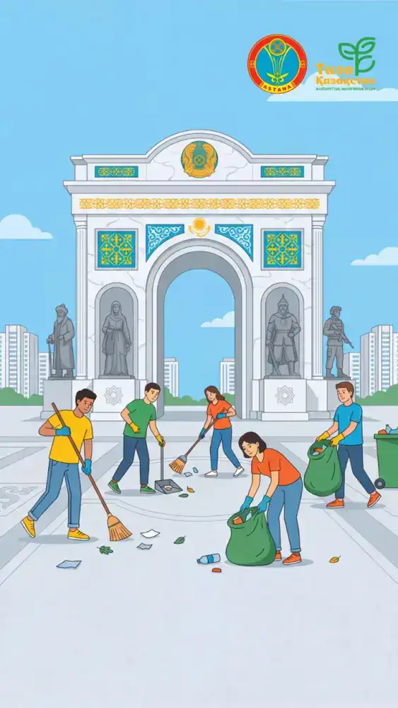Астана очищается: присоединяйтесь к экологическому месячнику!