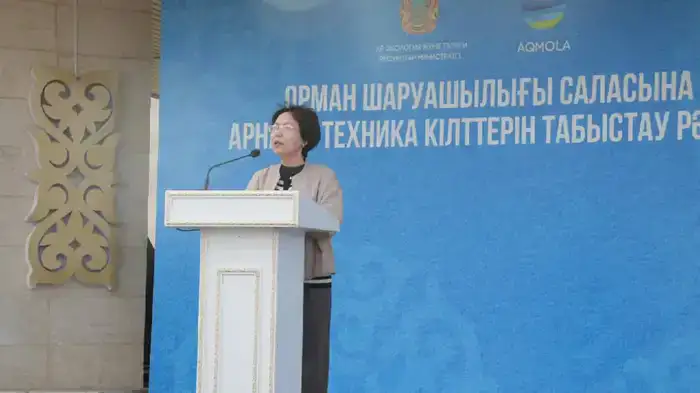 Лесным учреждениям Акмолинской области передана новая противопожарная техника (3)