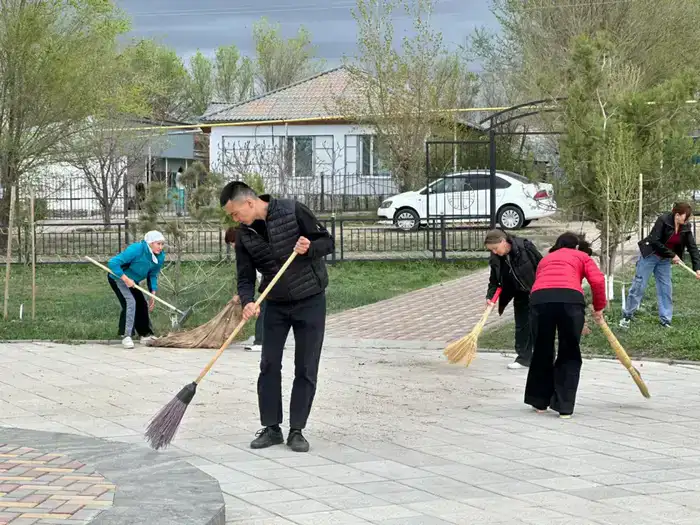 В области Жетісу прошла санитарная акция «Таза бейсенбі» (5)