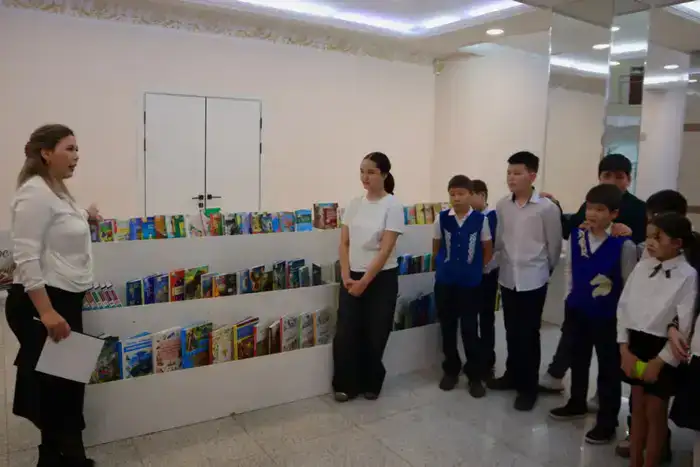 Мероприятия в Национальной библиотеке Казахстана к Международному дню детской книги Шымкенте