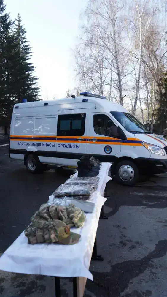 Новая экипировка и техника для спасательных служб Восточно-Казахстанской области