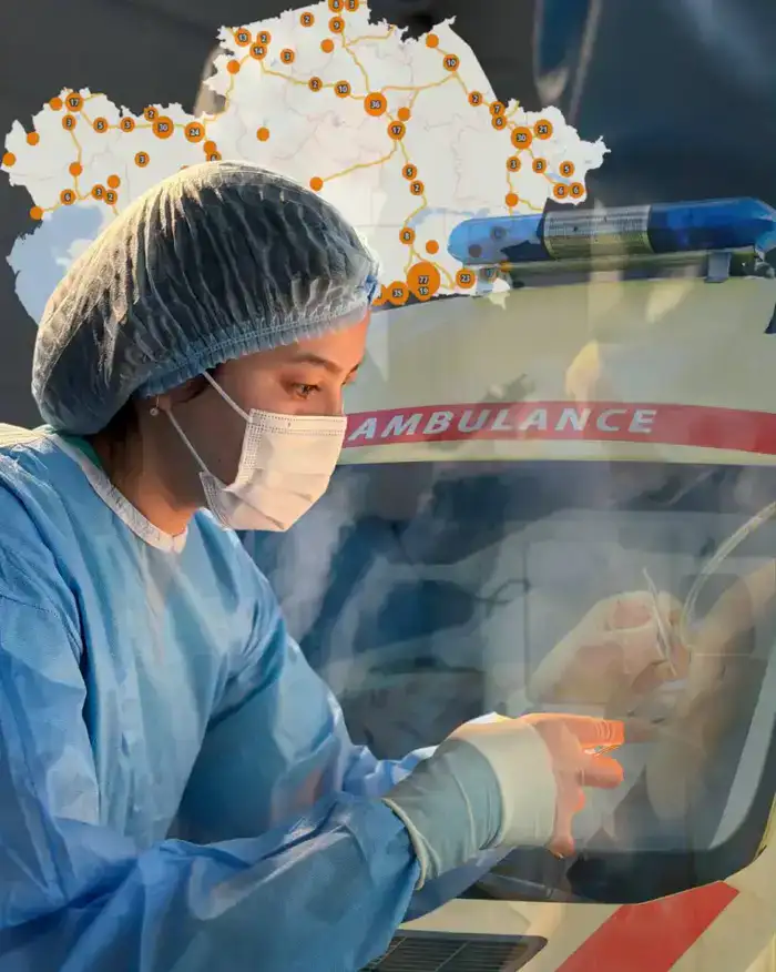 Улучшение доступа к экстренной медицинской помощи: создание сети травматологических центров в Казахстане