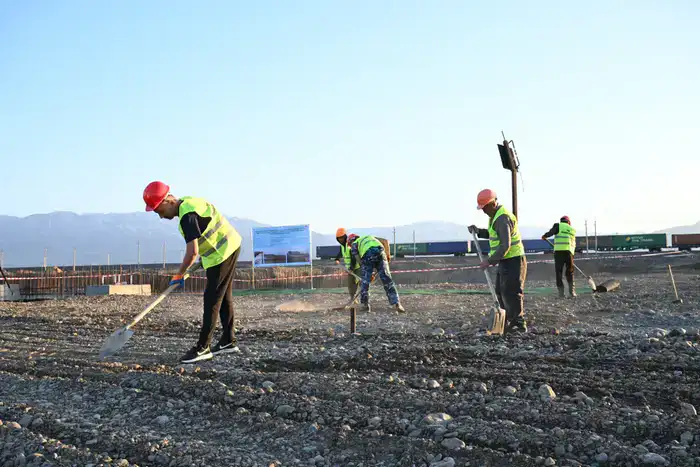 В Жетісу укрепляется берег озера Алаколь и строится канализационные очистные сооружения (7)