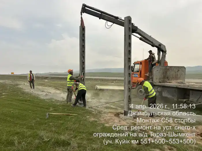 В Казахстане начался дорожно-строительный сезон (4)