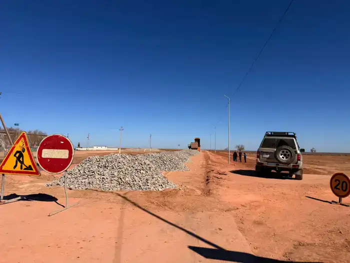 Ремонт дороги в Улытау начался!