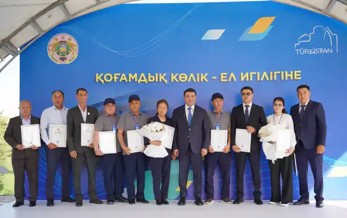 В ТУРКЕСТАНЕ ПРЕЗЕНТОВАЛИ 35 СОВРЕМЕННЫХ ЭЛЕКТРОАВТОБУСОВ (8)