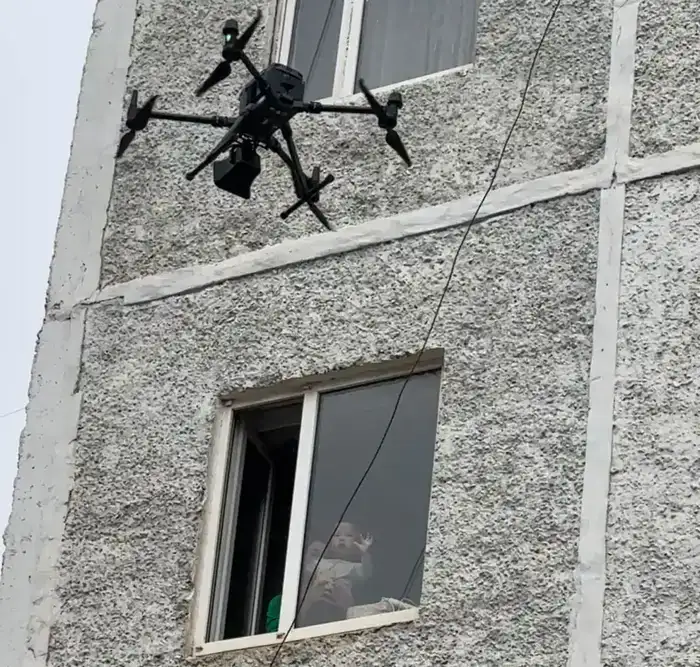 Профилактика выпадения детей из окон с применением БПЛА (3)