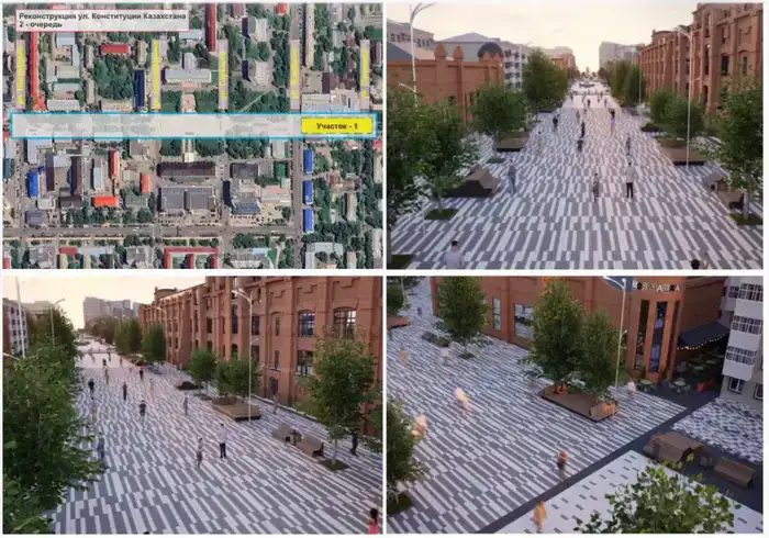 В Петропавле начался второй этап реконструкции главной улицы города (8)