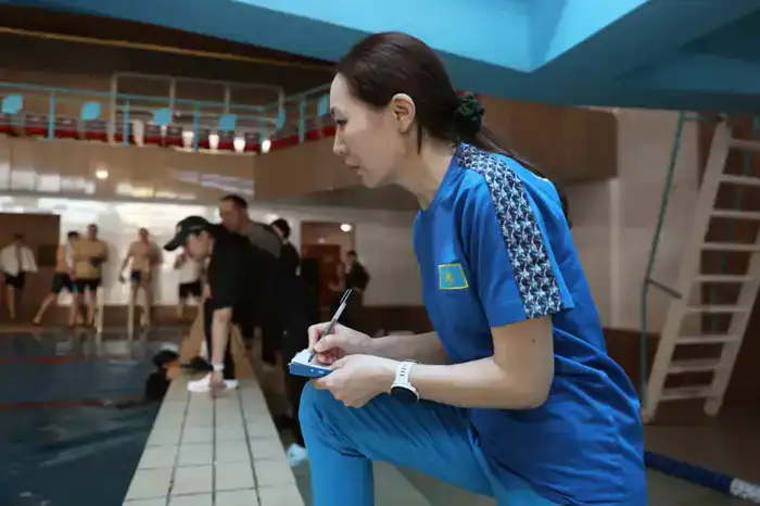 На победной волне: в Астане назвали сильнейших пловцов-военнослужащих (2)