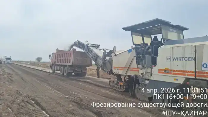 В Казахстане начался дорожно-строительный сезон (6)