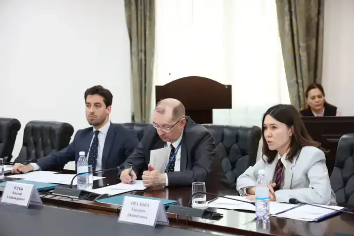 В Высшем Судебном Совете Республики Казахстан состоялась встреча Председателя Совета Дмитрия Малахова с Главой Офиса программ ОБСЕ в Астане Алексеем Роговым (3)