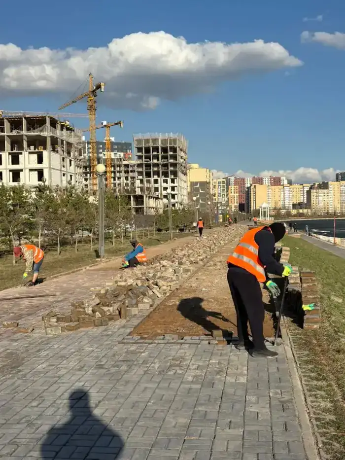 Масштабная санитарная очистка и благоустройство Астаны в рамках акции Таза Қазақстан