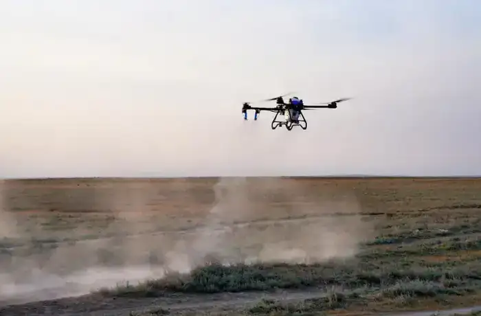 Более 100 дронов будет задействовано в защитных мероприятиях против саранчовых (2)