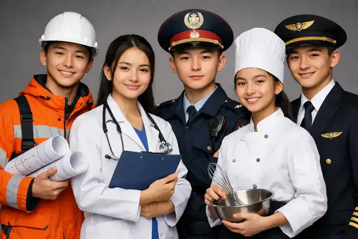 Мониторинг профориентации школьников в Казахстане