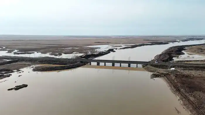 Угроза паводков в Атбасарском районе миновала (3)