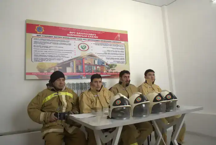 Добровольные пункты пожаротушения «Ауыл құтқарушылары» на защите сел Алматинской области (5)