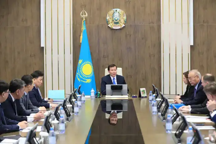 Аким региона обсудил с сенаторами развитие экономики и бюджетный потенциал (10)