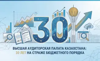 30 лет Высшей аудиторской палаты Казахстана система государственного аудита контроль бюджета
