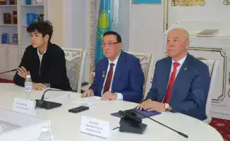 Литературно-музыкальный вечер в Национальной академической библиотеке Казахстана посвященный 80-летию поэта Шомишбая Сариева