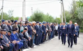 В ТУРКЕСТАНСКОЙ ОБЛАСТИ ПРОШЛА ЦЕРЕМОНИЯ ПРОЩАНИЯ С МУХТАРОМ ШАХАНОВЫМ