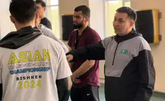 Тренировочные сборы МЧС Казахстана перед чемпионатом по рукопашному бою в Караганде