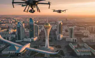 «Дrones in the Sky: Balancing Inspiration and Security Over Astana»