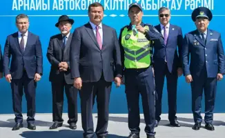 Новые автомобили для полиции Кызылорды