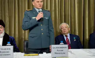 Проводы новобранцев в Службу государственной охраны РК