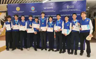 Восточно-Казахстанская область школьники республиканская олимпиада 17 медалей