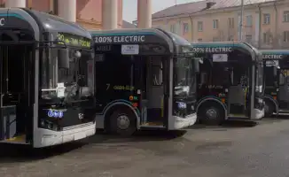 Усть-Каменогорск: на улицах электробусы