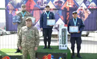 Пожарные как спринтеры: 25 этажей за три минуты в Карагандинской области