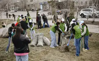 Субботники в области в рамках «Таза Қазақстан»