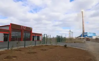 Новый пожарный пост открыт в поселке Солнечный министром Чингисом Ариновым