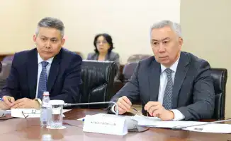 Встреча Жумангарина с украинским замминистра в Алматы