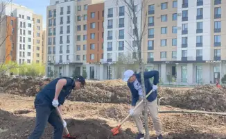 Астана: врачи высаживают деревья для экологии