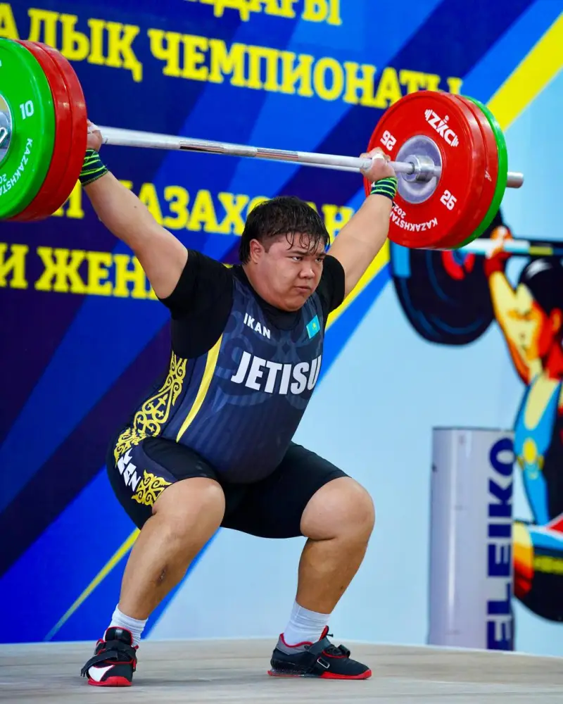 Область Жетісу одержала победу на чемпионате Казахстана по тяжёлой атлетике в Талдыкоргане