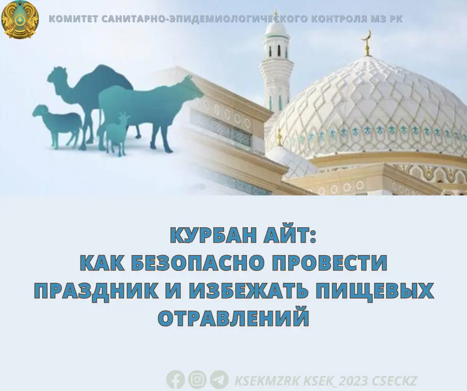 Курбан айт: соблюдение санитарных норм на празднике для предотвращения отравлений