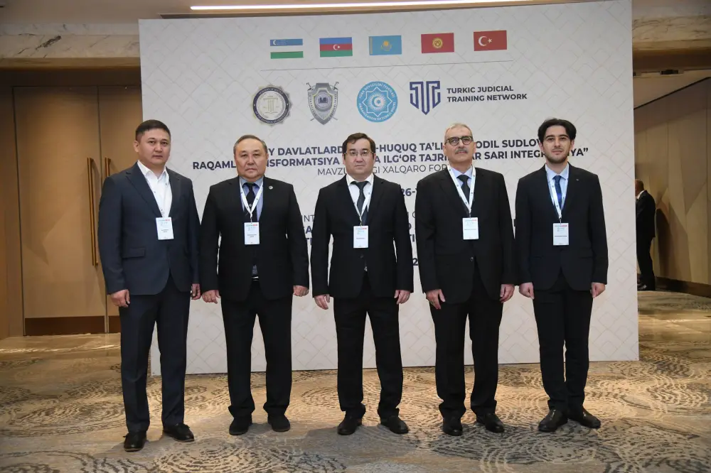 Делегация Высшего Судебного Совета Республики Казахстан приняла участие в Международном форуме в Ташкенте (7)