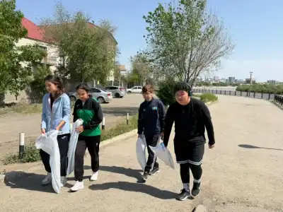 В Атырау впервые прошла экологическая акция «ECO Plogging» (5)