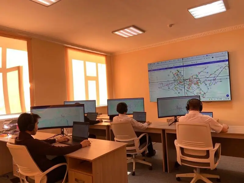 В Актобе запущен современный диспетчерский центр для контроля общественного транспорта