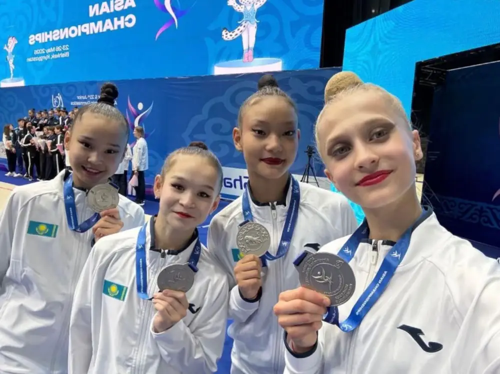 Гимнастки из столицы завоевали 15 медалей на чемпионате Азии по художественной гимнастике