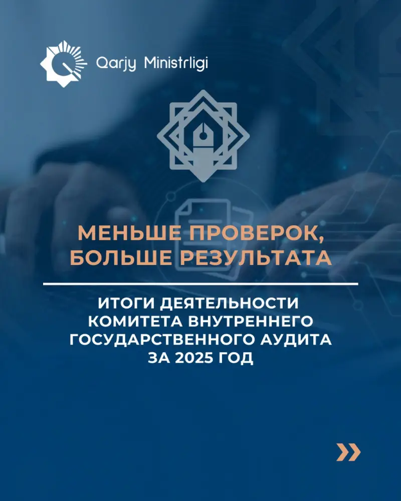 Снижение проверок на 22% привело к увеличению выявленных финансовых нарушений на 36% в деятельности Комитета внутреннего государственного аудита за 2025 год