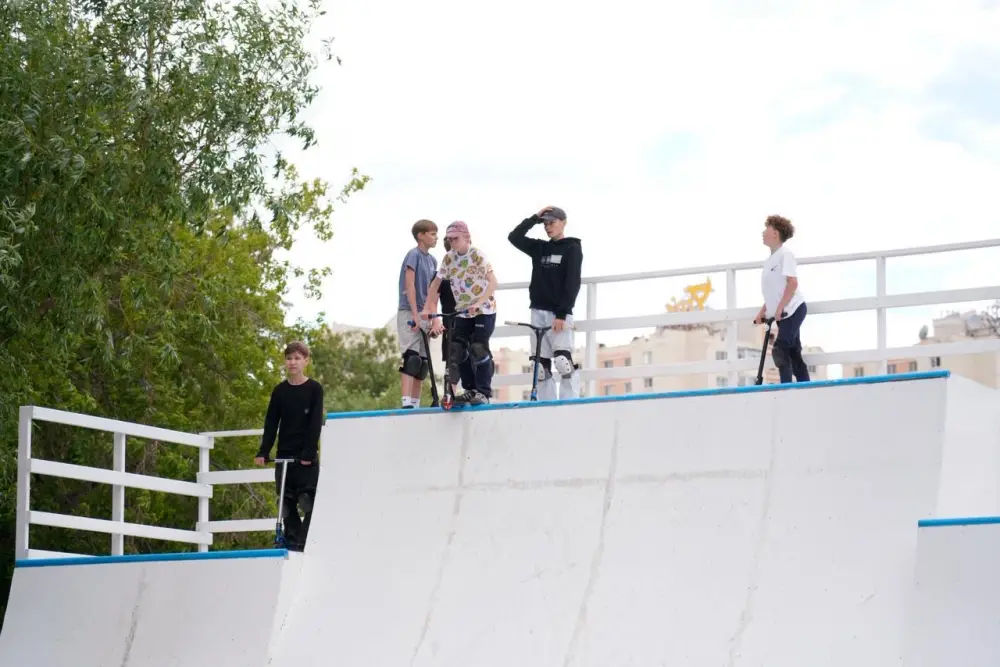 В Астане открылась экстремальная скейт-площадка Fly Park (5)