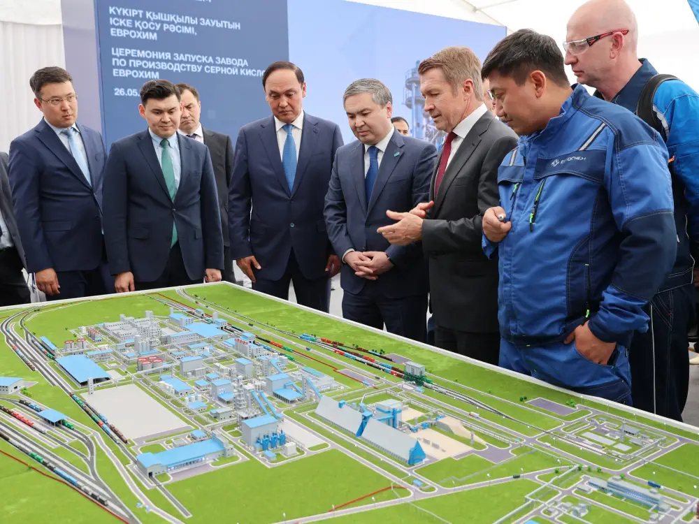 Новый завод в Жамбылской области: 800 тысяч тонн серной кислоты в год, создавая экономическое дыхание региона