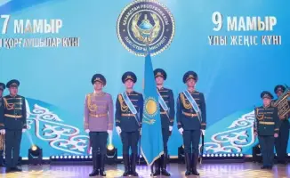 В МВД прошло торжественное мероприятие, посвященное Дню защитника Отечества и Дню Победы с поздравлением ветеранов и вручением квартир сотрудникам полиции.