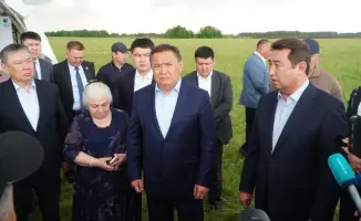 Посевная кампания Акмолинской области Айдарбек Сапаров инспекция аграрные достижения
