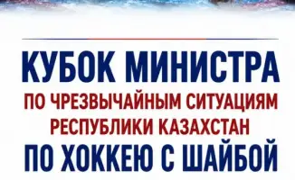 Кубок Министра по ЧС РК: хоккейные матчи спасателей в Алматы
