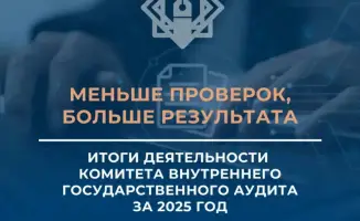 Снижение проверок на 22% привело к увеличению выявленных финансовых нарушений на 36% в деятельности Комитета внутреннего государственного аудита за 2025 год