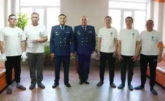 Пятеро полицейских Карагандинской области получили медали за героизм при спасении людей во время взрыва газа в Шахтинске